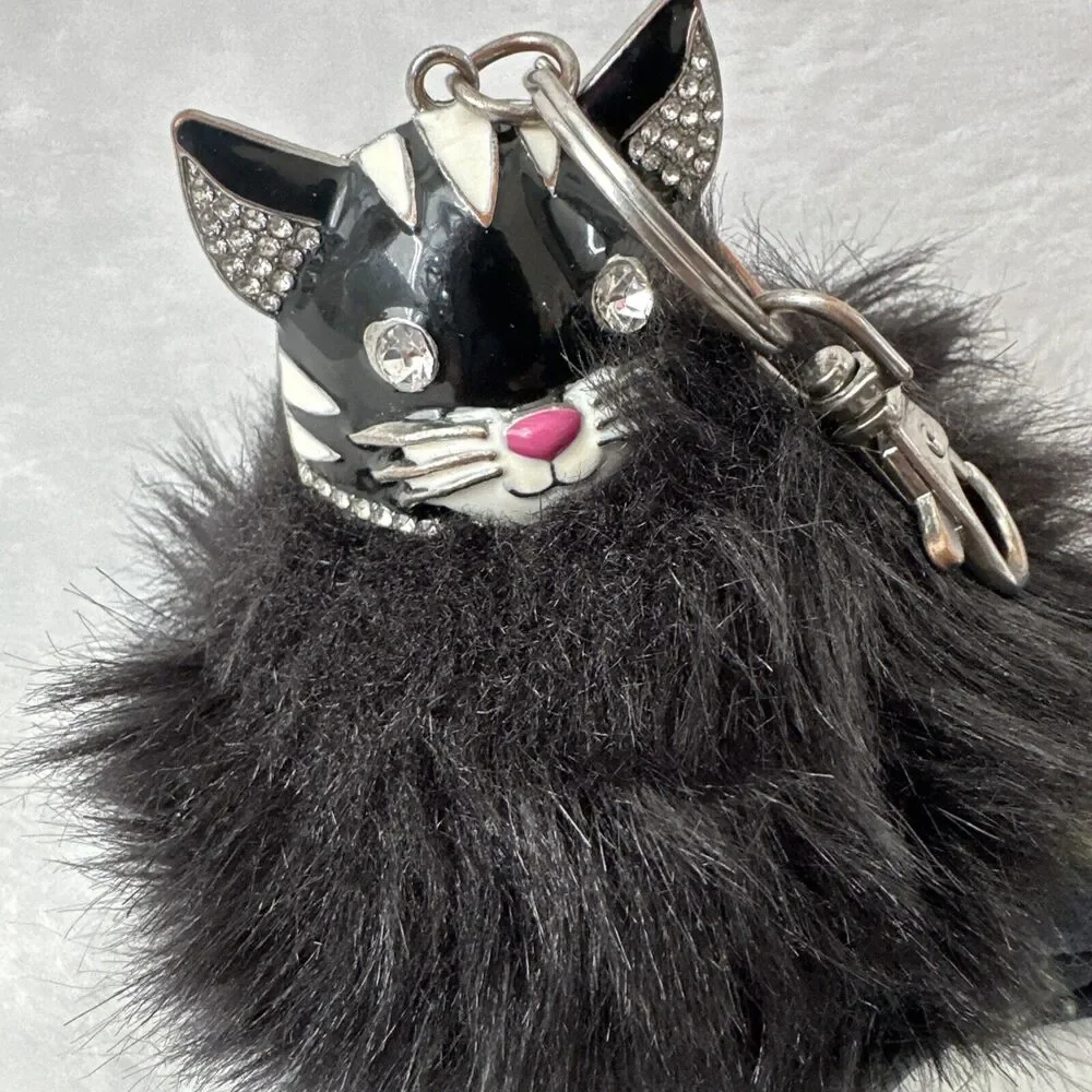 Little Girl Accessory Lot Avacodo Headband, Black Cat Keychain, Hair‎ clip Puppy